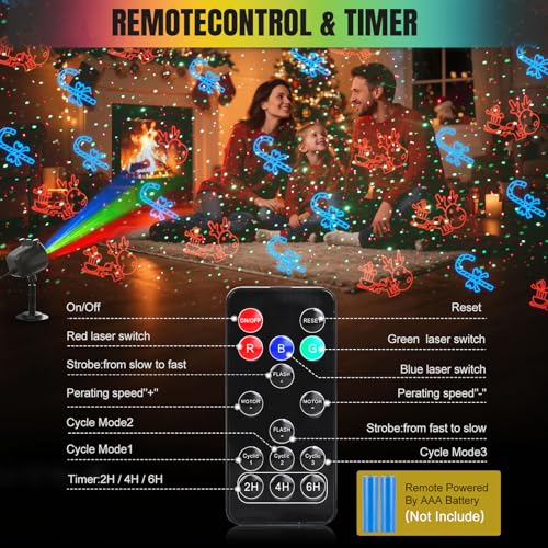Outdoor Laser Lights Projector with Remote R20832