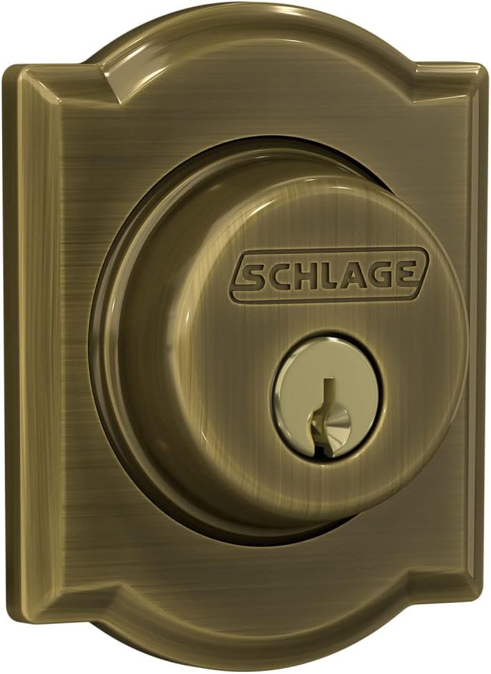 Antique Brass Deadbolt P8903