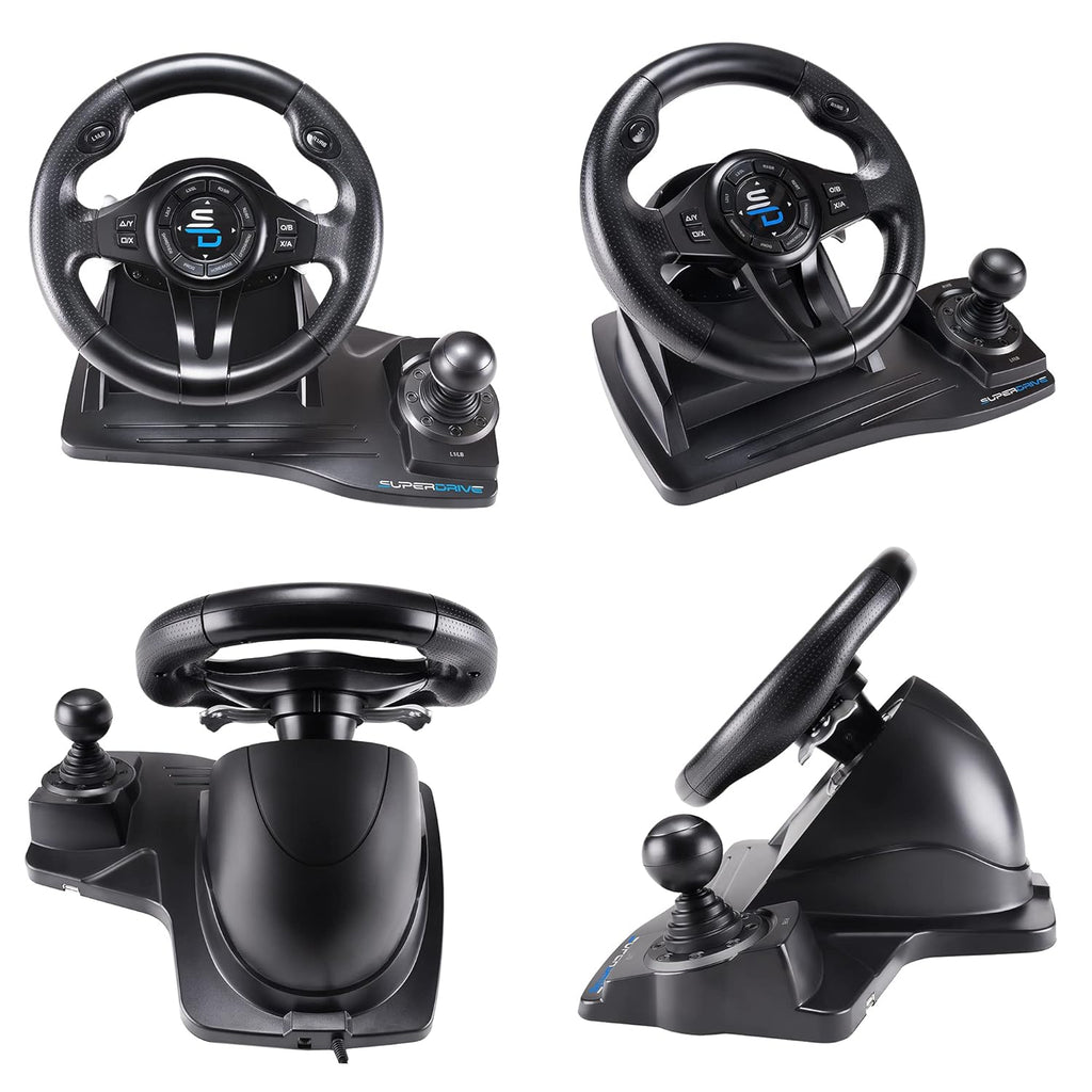 Steering Racing Wheel with Pedals, Paddles, Shifter and Vibration N72146