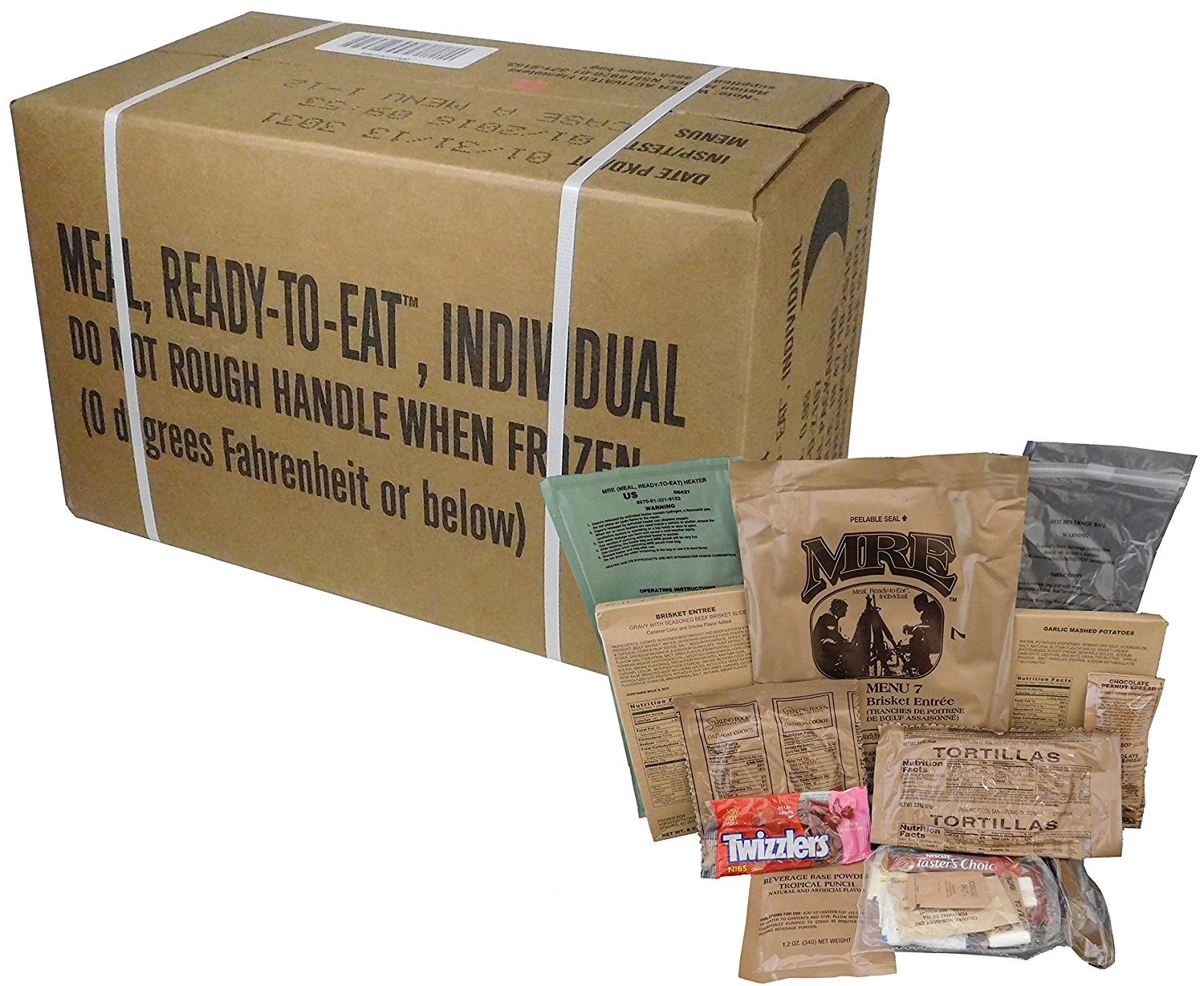 12 Meals MRE with 2019 Inspection Date X9437