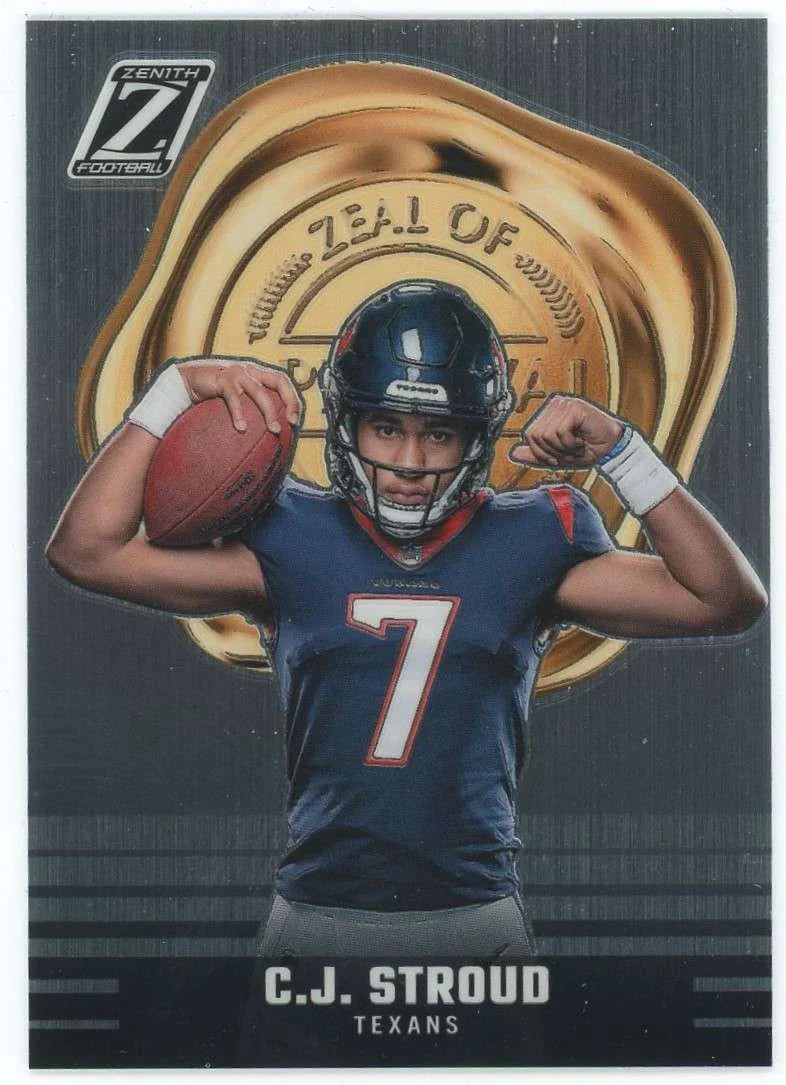 NFL 2023 Panini Zenith Zeal of Approval CJ Stroud #24 (Rookie) J99650