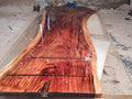 Rustic Natural Wood Epoxy Resin Dining Table (30 Inches Tall, 120 x 36 Inches) D478