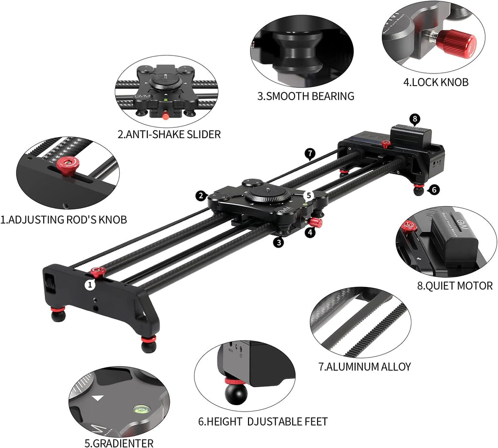 31 APP Control Carbon Fiber Camera Slider S972823