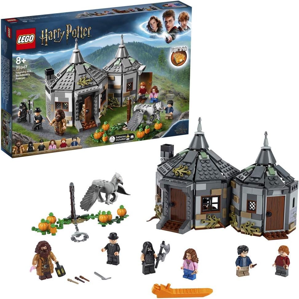 Hagrid’s Hut: Buckbeak’s Rescue Playset with Hippogriff Figure S91642