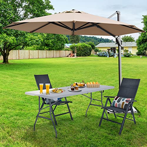 6FT Folding Camping Table with Carry Handle O350210
