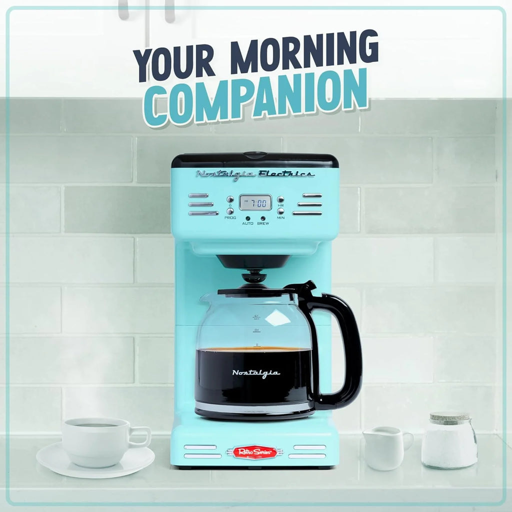 12-Cup Programmable Coffee Machine, Aqua A11837