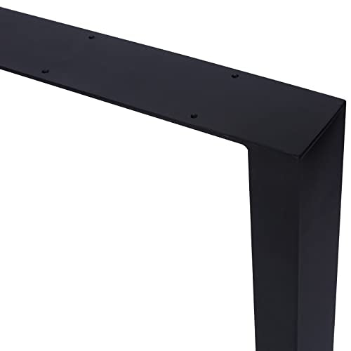 2pcs Square Metal Table Legs 28 x 24in L96654
