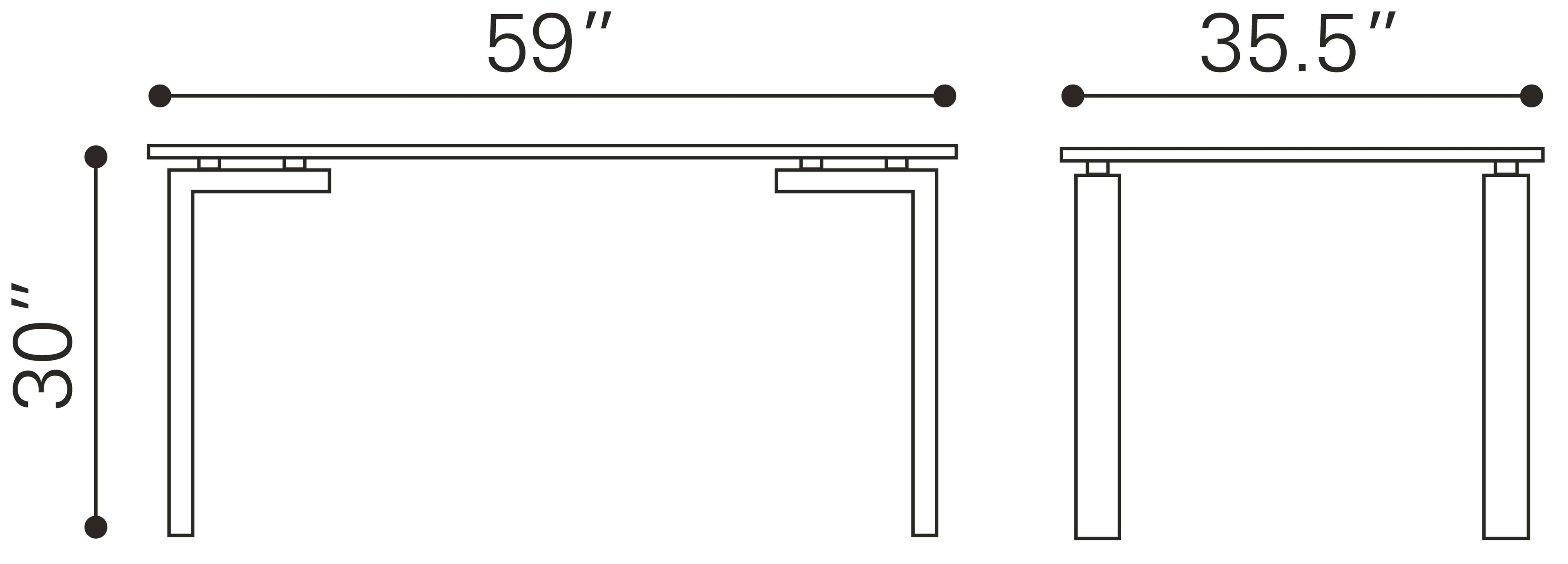 Stainless Steel Dining Table K705115