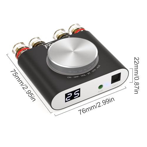 160W Mini Bluetooth 5.0 Power Amplifier V253757