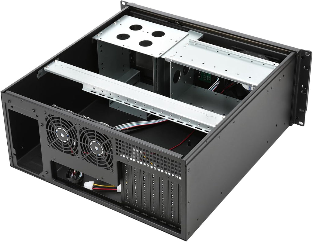 4U Rackmount Server Chassis ATX Micro ATX Mini-ITX with 2x5.25 8x3.5 2x2.5 Bays USB3.0 X5349