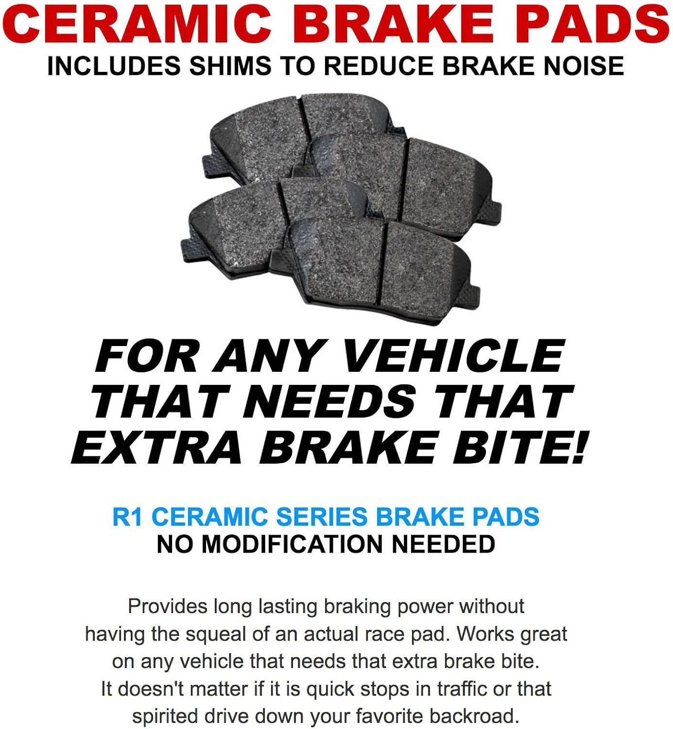 Front Rear Ceramic Brake Pads and Rotors Kit T7677