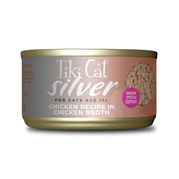 Tiki Cat Silver Chicken Seniors Wet Cat Food M299500