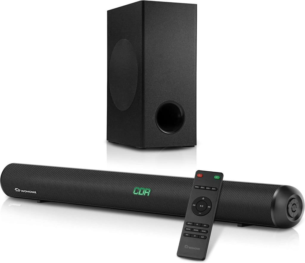 28-Inch 120W Sound Bar with Subwoofer and Wireless Bluetooth C46853