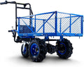 Utility Service Cart Wheelbarrow Electric 48V DC Li-Ion Battery Powered 500LBS Load I3707