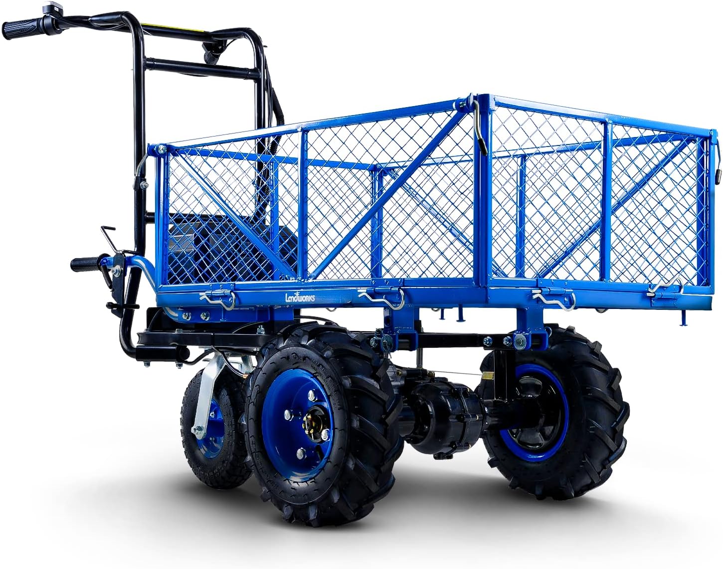 Utility Service Cart Wheelbarrow Electric 48V DC Li-Ion Battery Powered 500LBS Load I3707