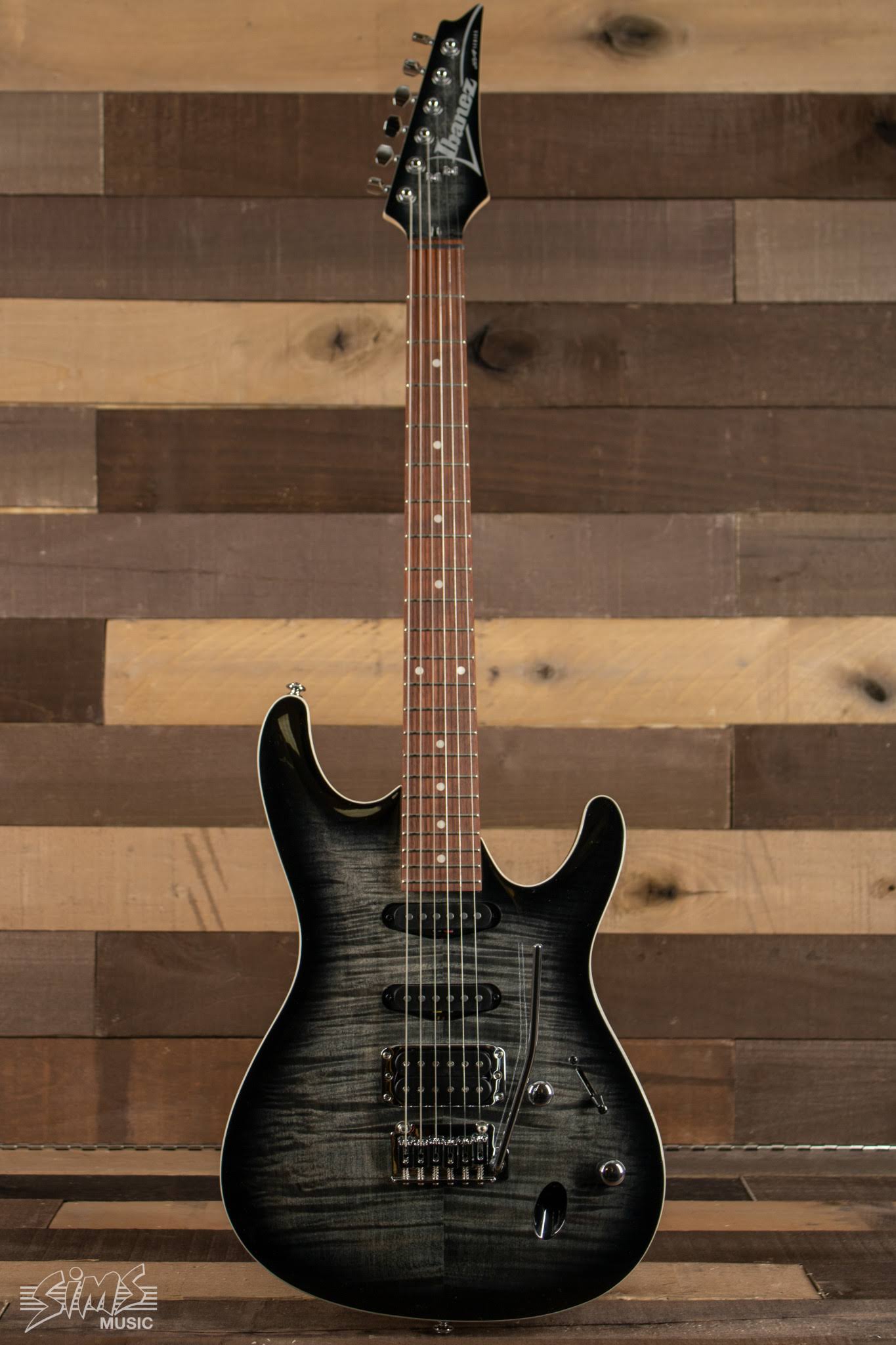 Transparent Gray Burst Electric Guitar S219