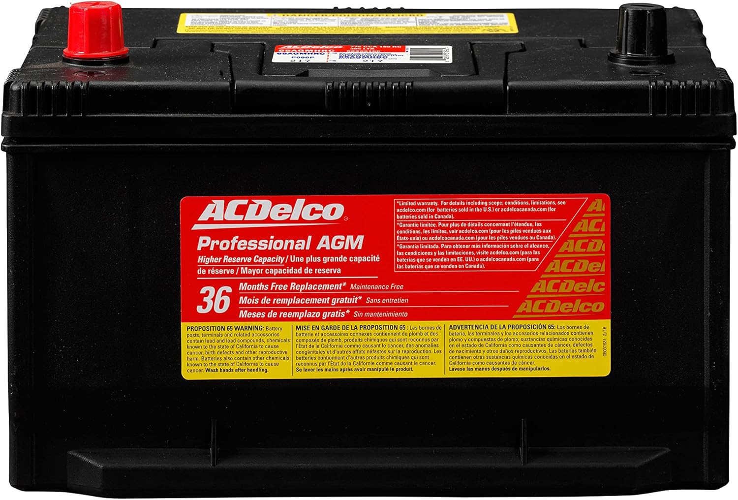 AGM BCI Group 65 Battery L9151