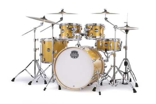5-Piece Rock Shell Pack with 22" Bass Drum Sunflower Sparkle E6169