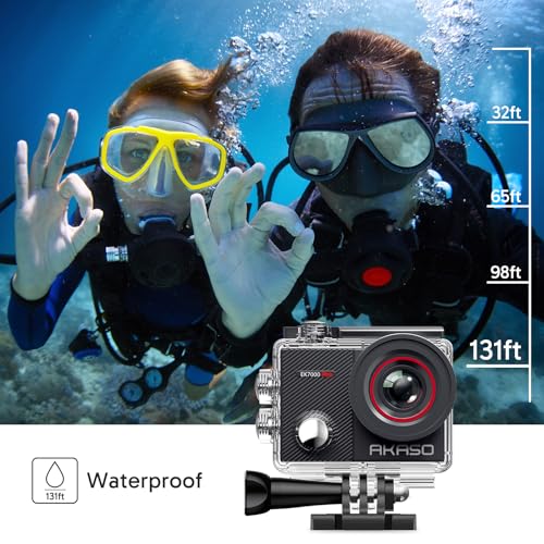 4K30fps Action Camera with Touch Screen Waterproof V350613