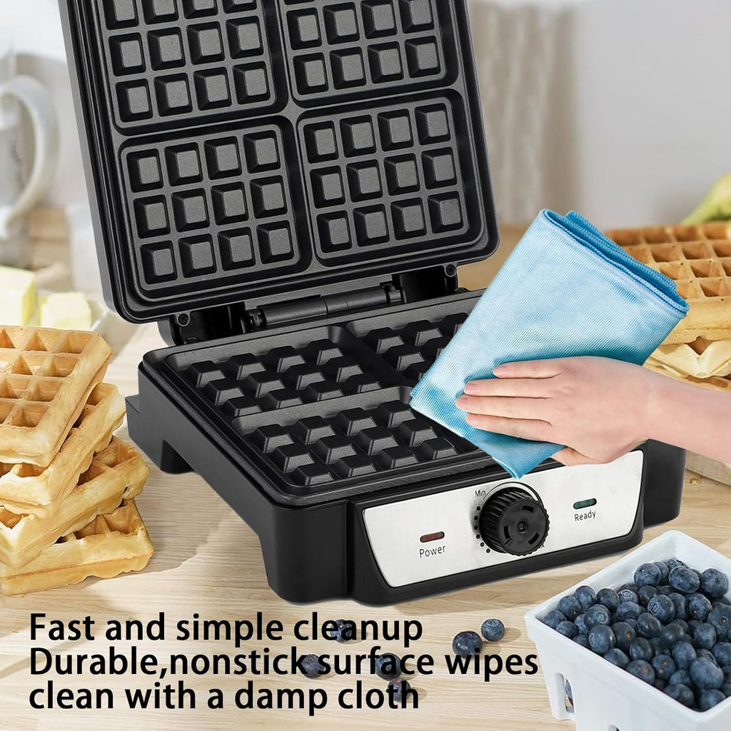 4 Slice Non-Stick Electric Belgian Waffle Maker W67470