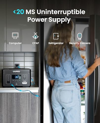 Portable Power Station 1200W 992Wh LiFePO4 Solar Generator with UPS 140W USB-C F531682