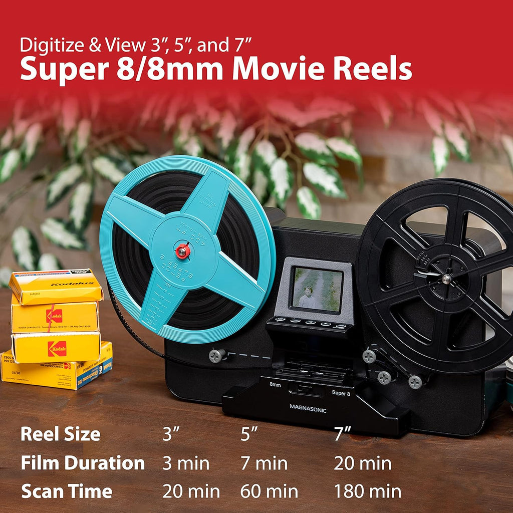 Super 8/8mm Film Scanner with 2.3 Screen V317811