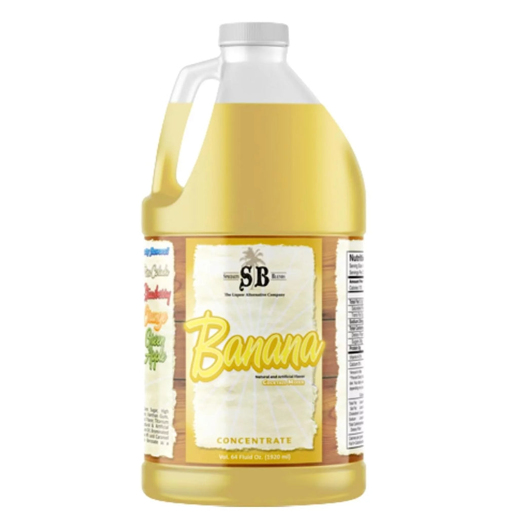 Banana Flavored Syrup Cocktail Mixer Concentrate, 1/2 Gallon Pack of 1 V257