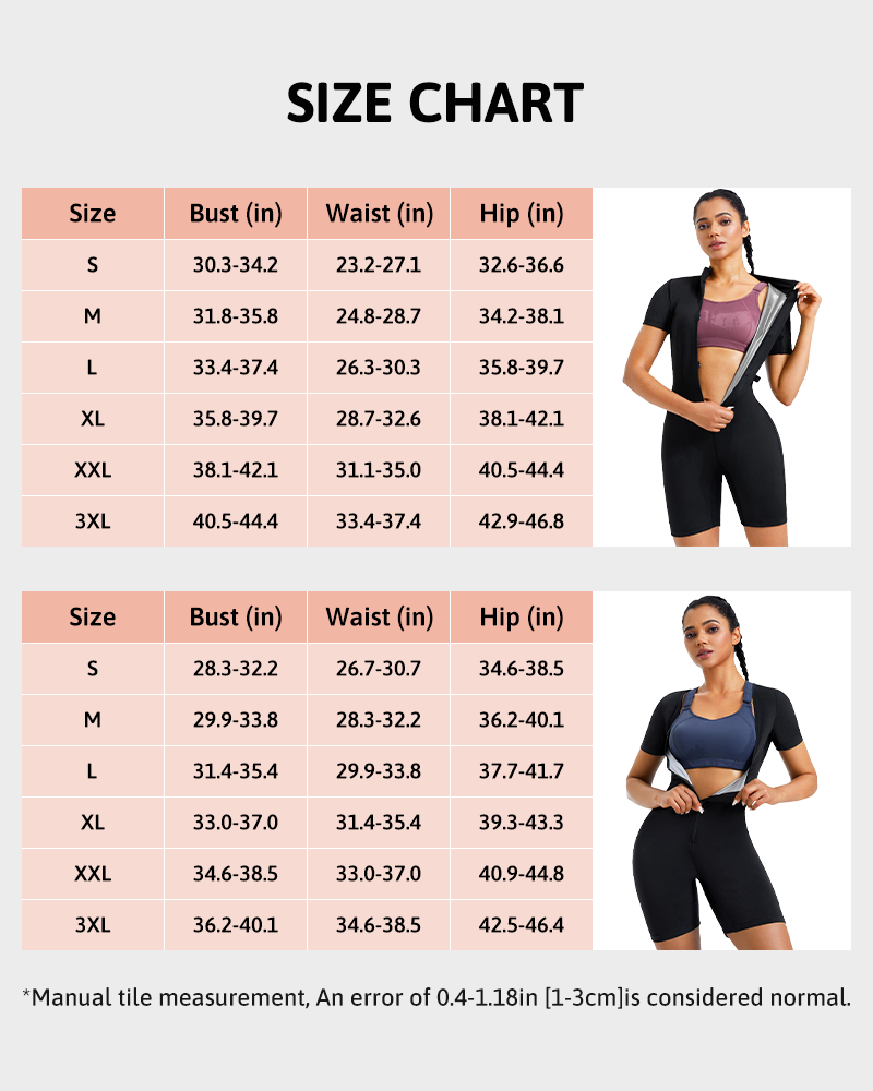Women's Full Body Shapewear Sauna Suits
