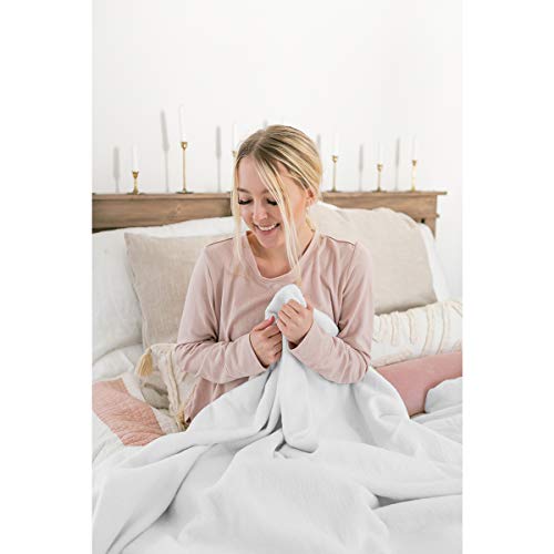 Natural Cotton Throw Blanket M977473