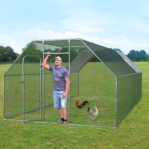 Large Chicken Coop with Waterproof Cover K80099
