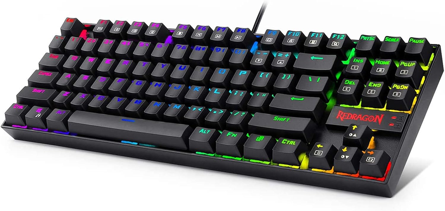 87 Key Red Switches Mechanical Gaming Keyboard R13324