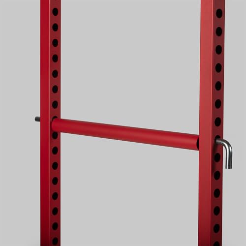 Short Power Rack with Pull Up Bar, Pin and Pipe Safeties, J-Hooks H11317
