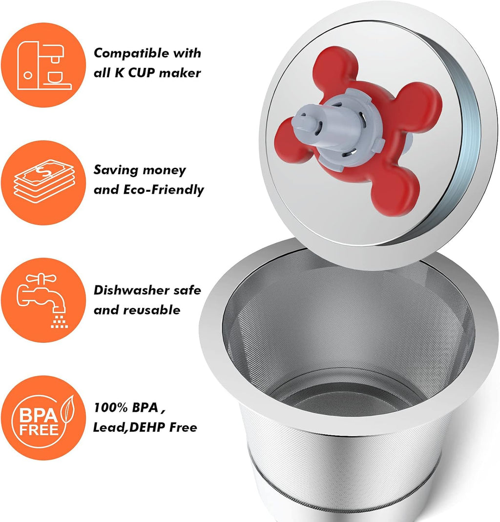 Reusable Single Serve Coffee Filter Cup E4619