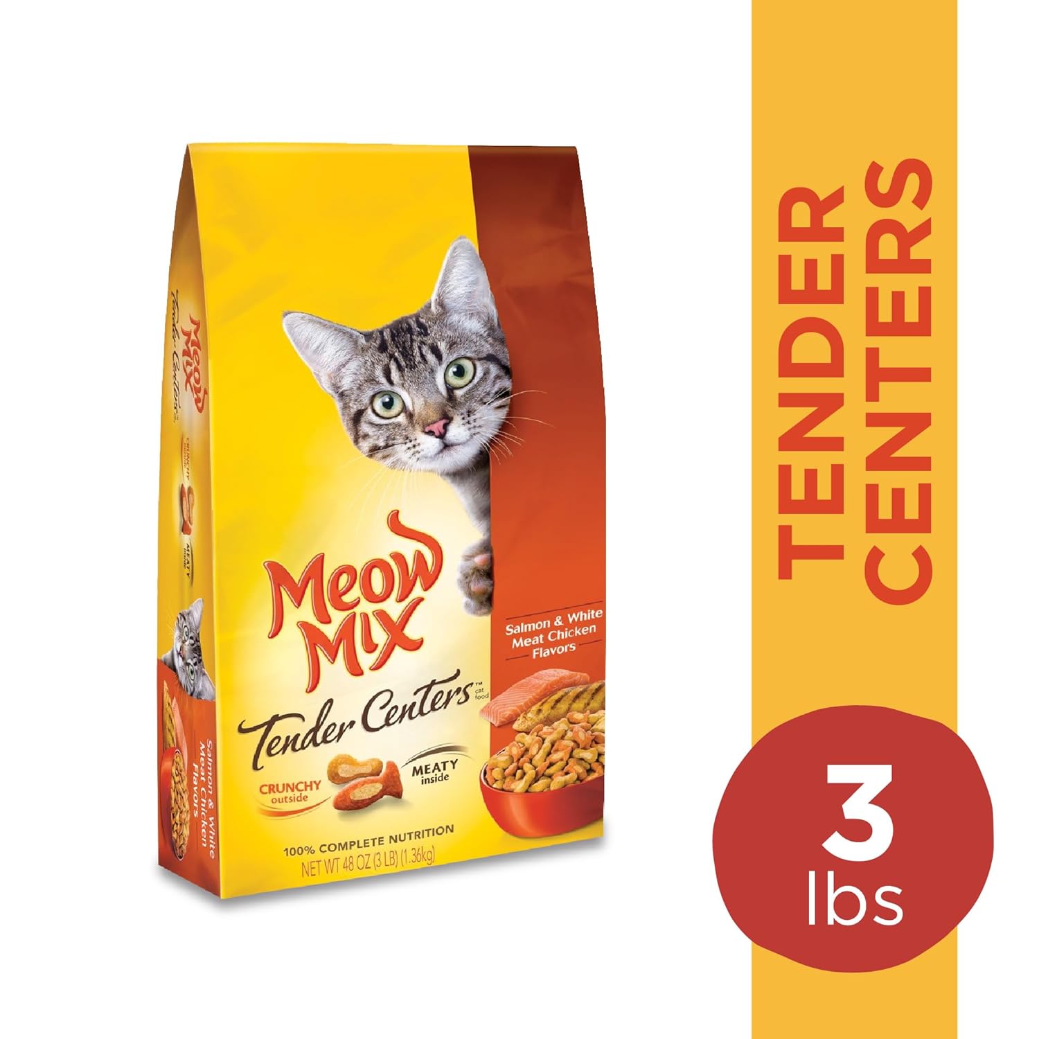 Salmon & Chicken Dry Cat Food, 3 Pound L61250