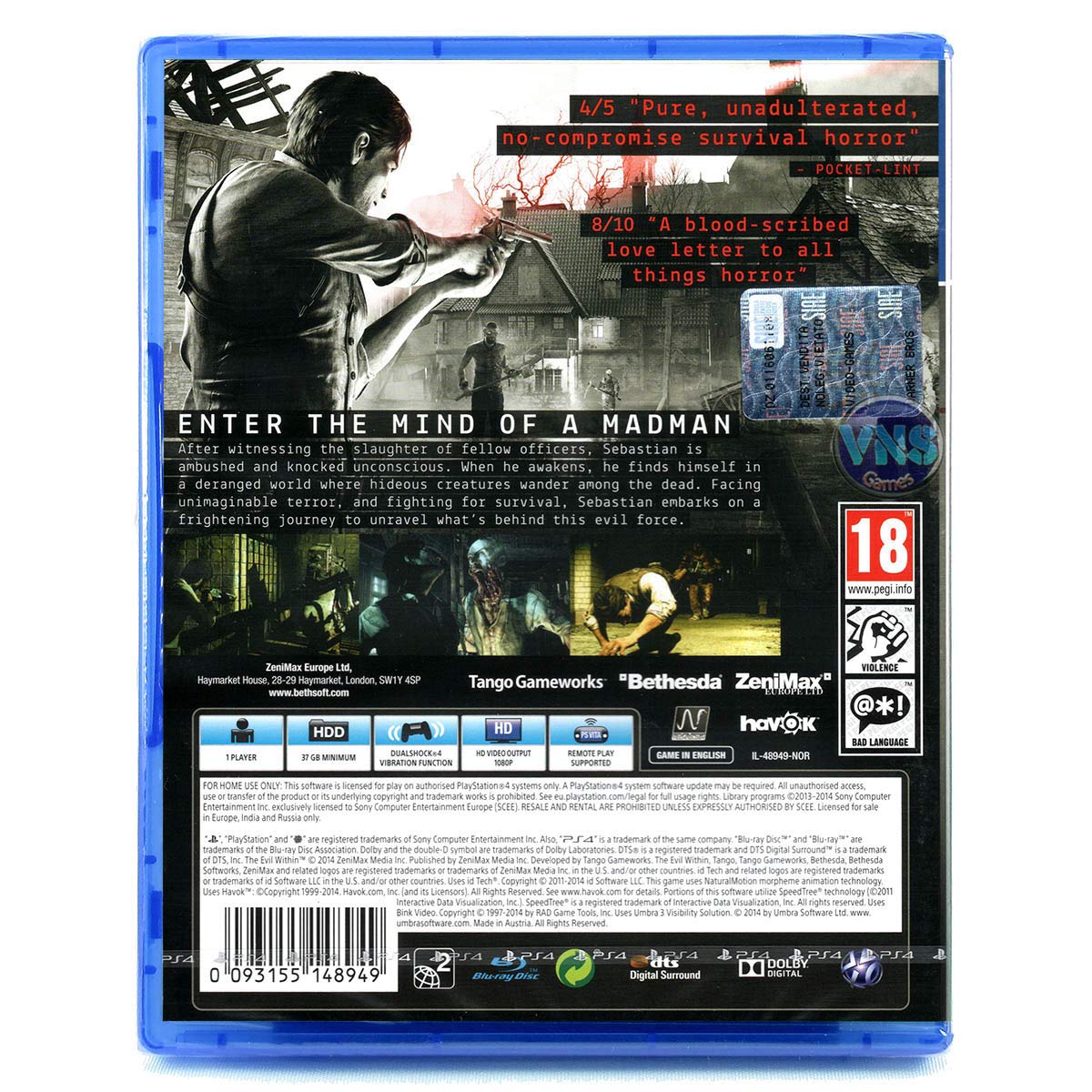 The Evil Within PS4 C9458