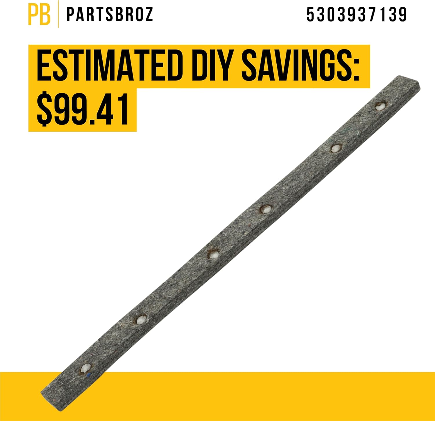 Dryer Front Felt Glide Assembly S203