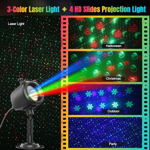 Outdoor Laser Lights Projector with Remote R20832