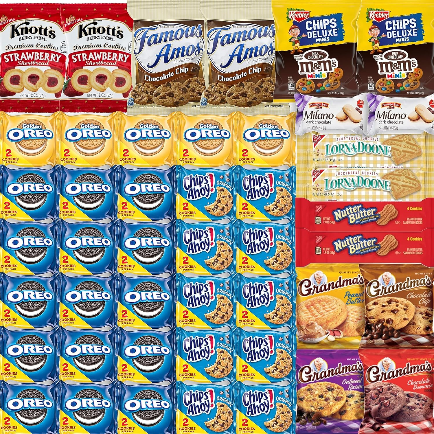 45 Count Individually Wrapped Bulk Cookies M89982
