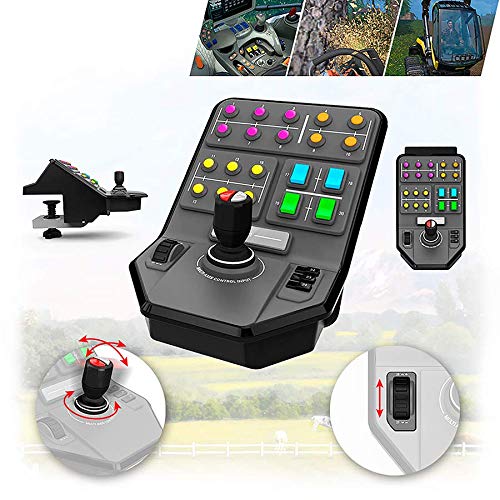 Steering Wheel Controller with Pedals and Side Panel for PC U6287