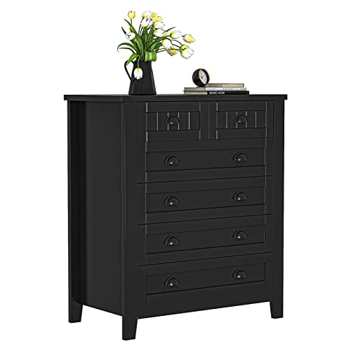 White 6 Drawer Wooden Dresser Z416756