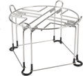 9'' Diameter 6'' Tall Stainless Steel Countertop Stand with Hooks H519