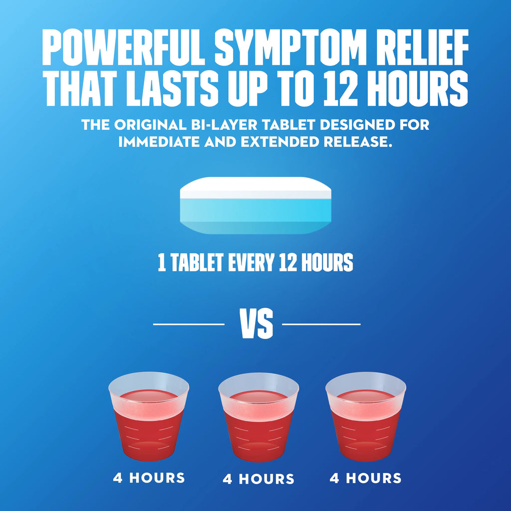 12 Hour Chest Congestion Relief Tablets, 100 Tablets R393