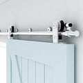 5FT Sliding Barn Door Hardware Kit, Top Mount Stainless Steel T1888