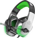 Green Gaming Headset with Noise Cancelling Mic E508