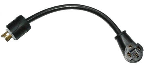 4-Prong Twist 30 Amp 50 Amp Female Generator Adapter 18" E8351