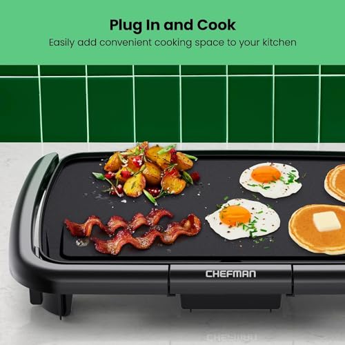 Nonstick Electric Griddle with Temperature Control S203