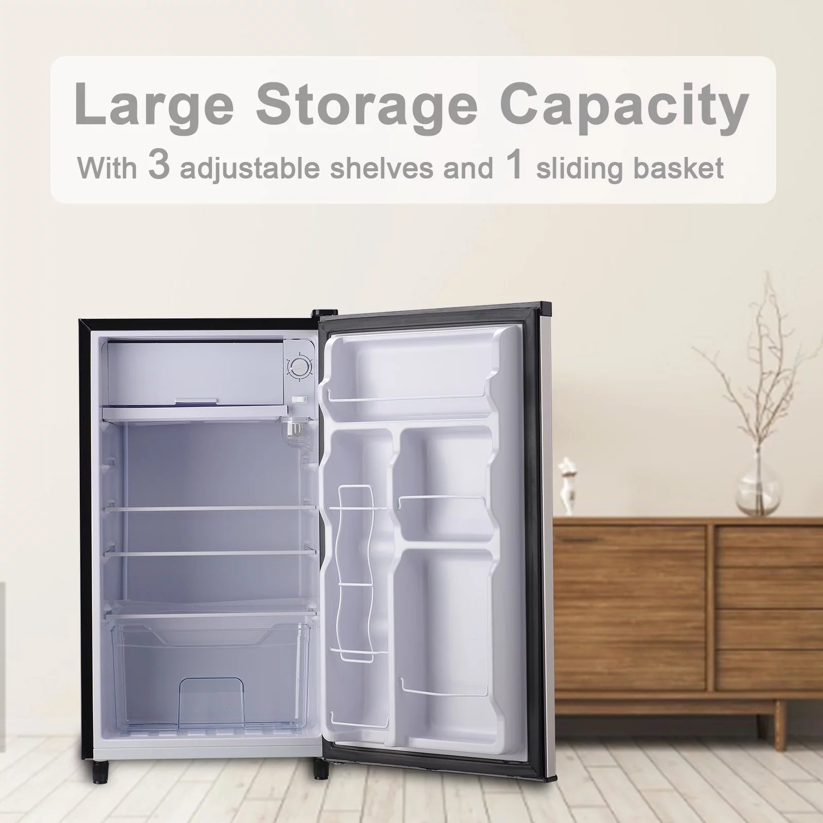 Black 3.2 Cu.Ft Mini Refrigerator C660