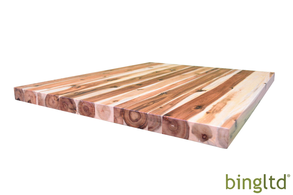 30" L x 24" Rectangular Acacia Butcher Block Countertop E848