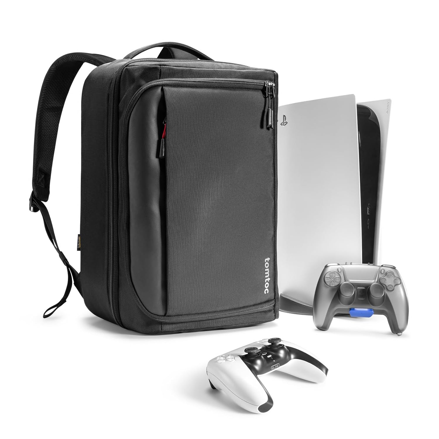 Travel Backpack for PS5 Console, Accessories, Protective Carrying Case Storage Bag T68517
