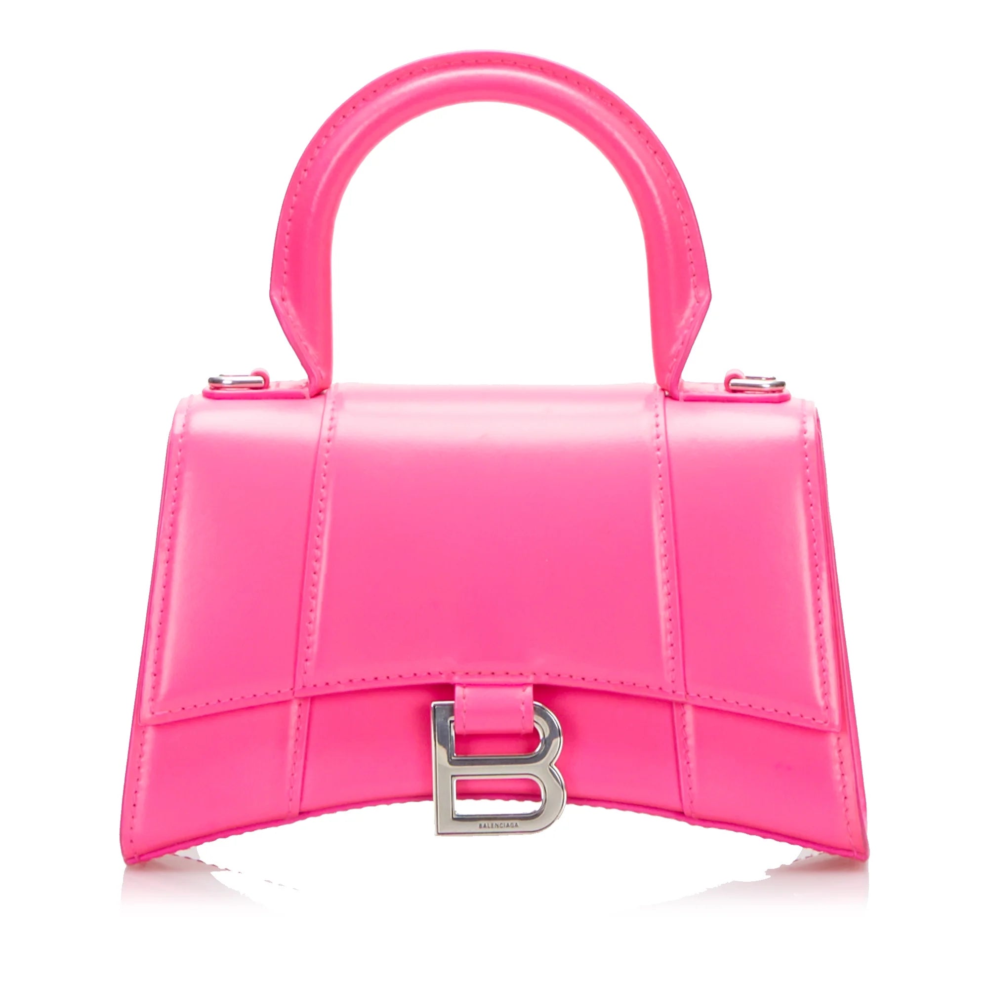 Pre-Owned Authenticated Calf Leather Pink Satchel O767230